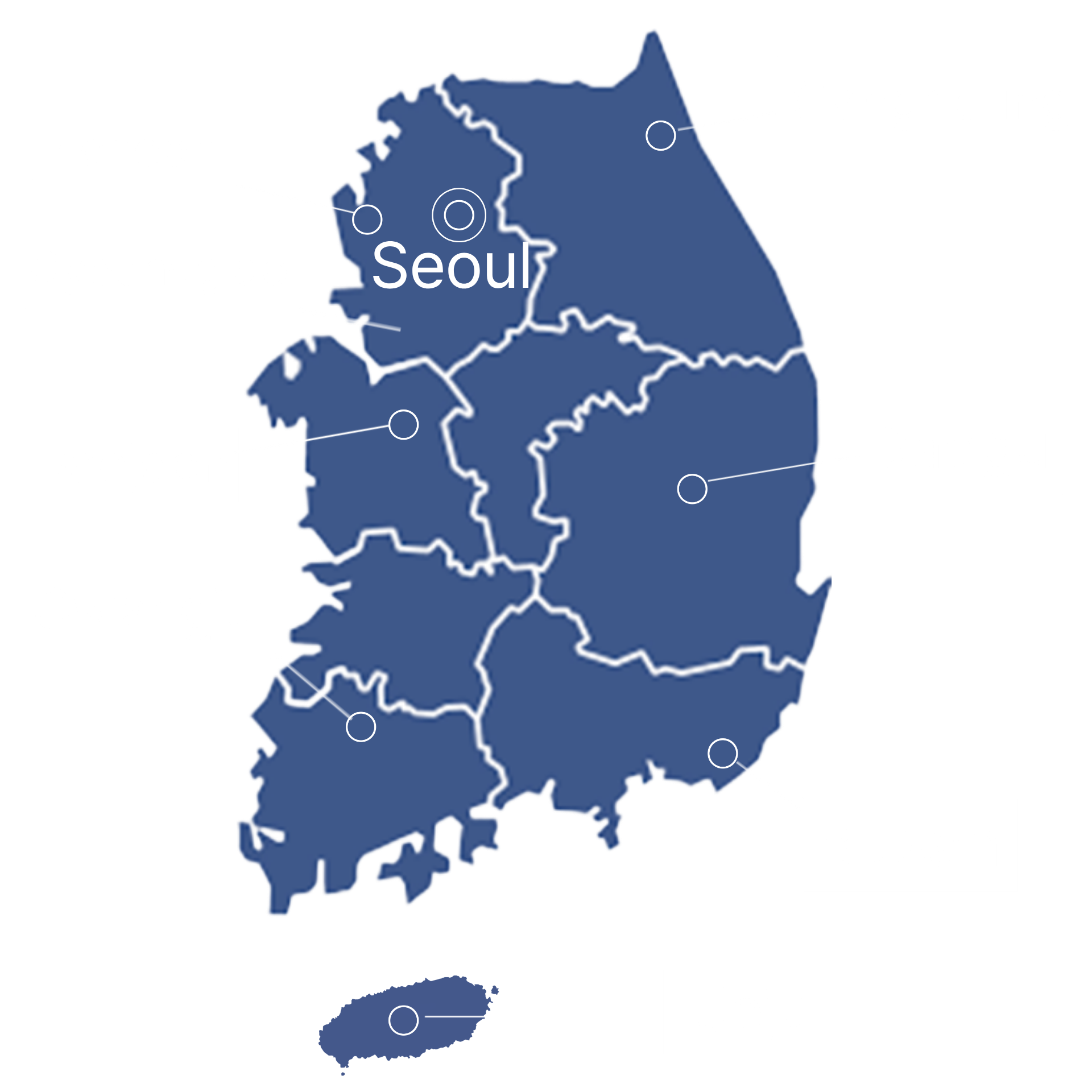 Map of Korea